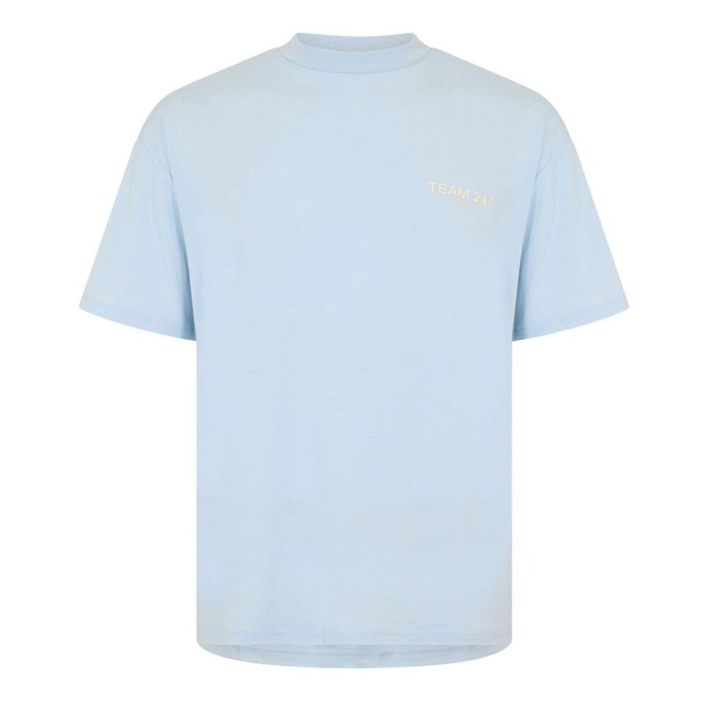 Represent Mens 247 Oversized Gym T-Shirt / Glacier